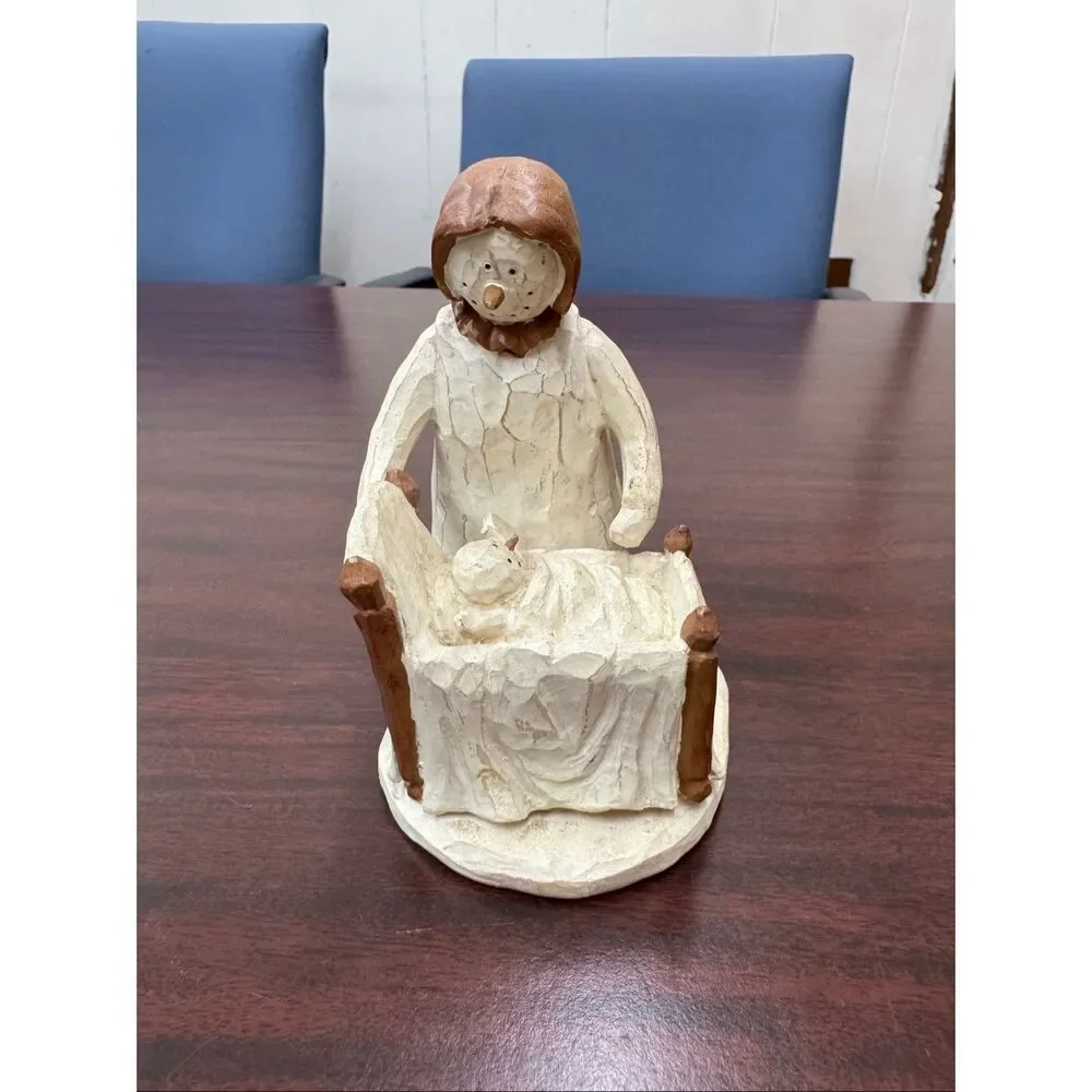 Flurryville Snowmen Figure-Mother with Infant Baby